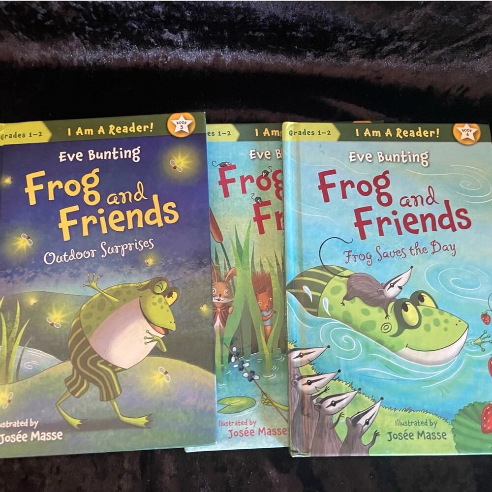 Frog and Friends Series by Eve Bunting | 2013 | 3 Books for Grades 1-2 Readers